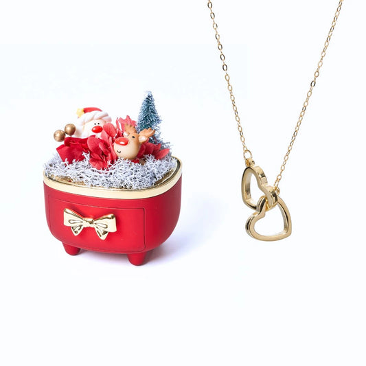 Caja Navidad Eterno & Collar Personalizado