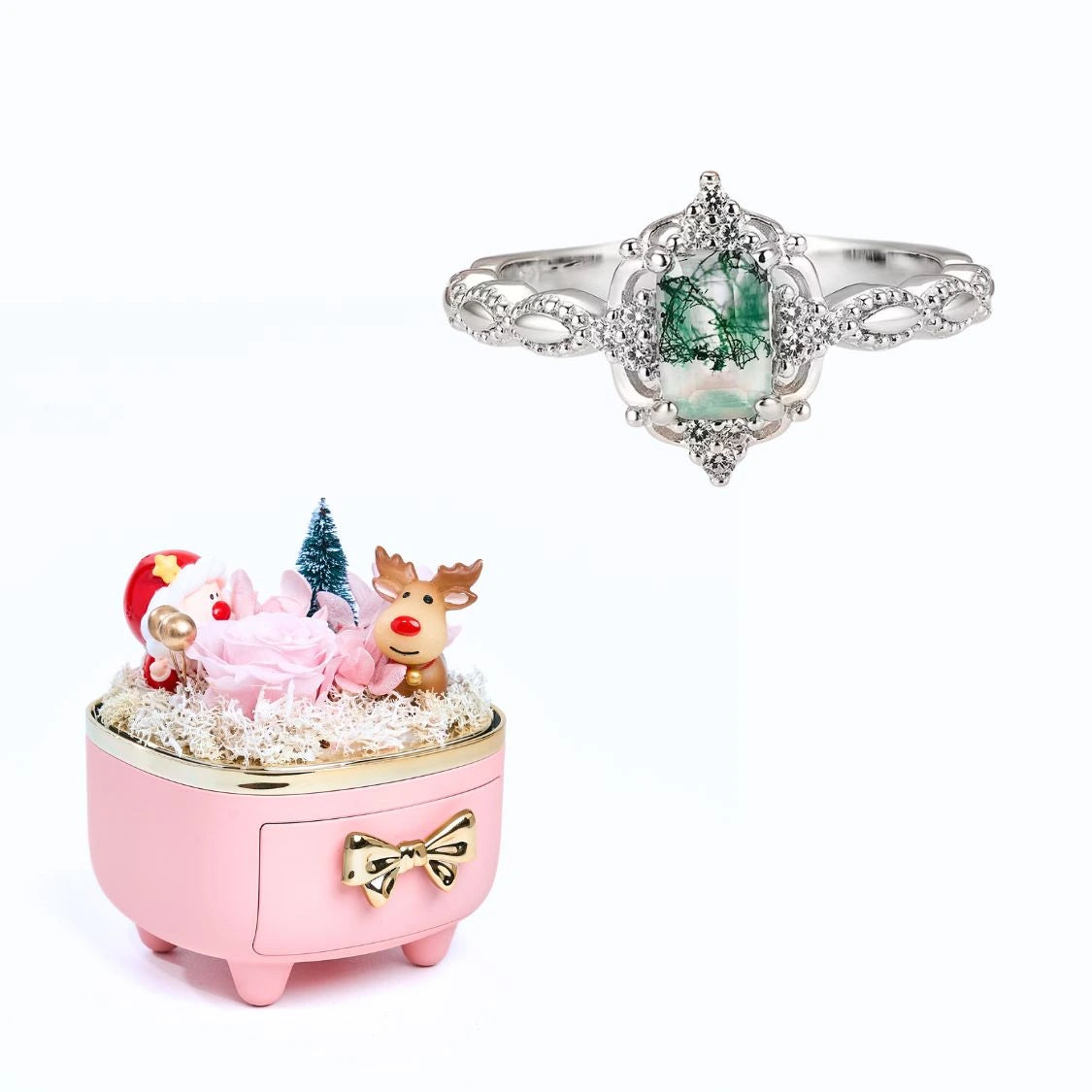 Eternal Christmas Box & Jasmine Ring