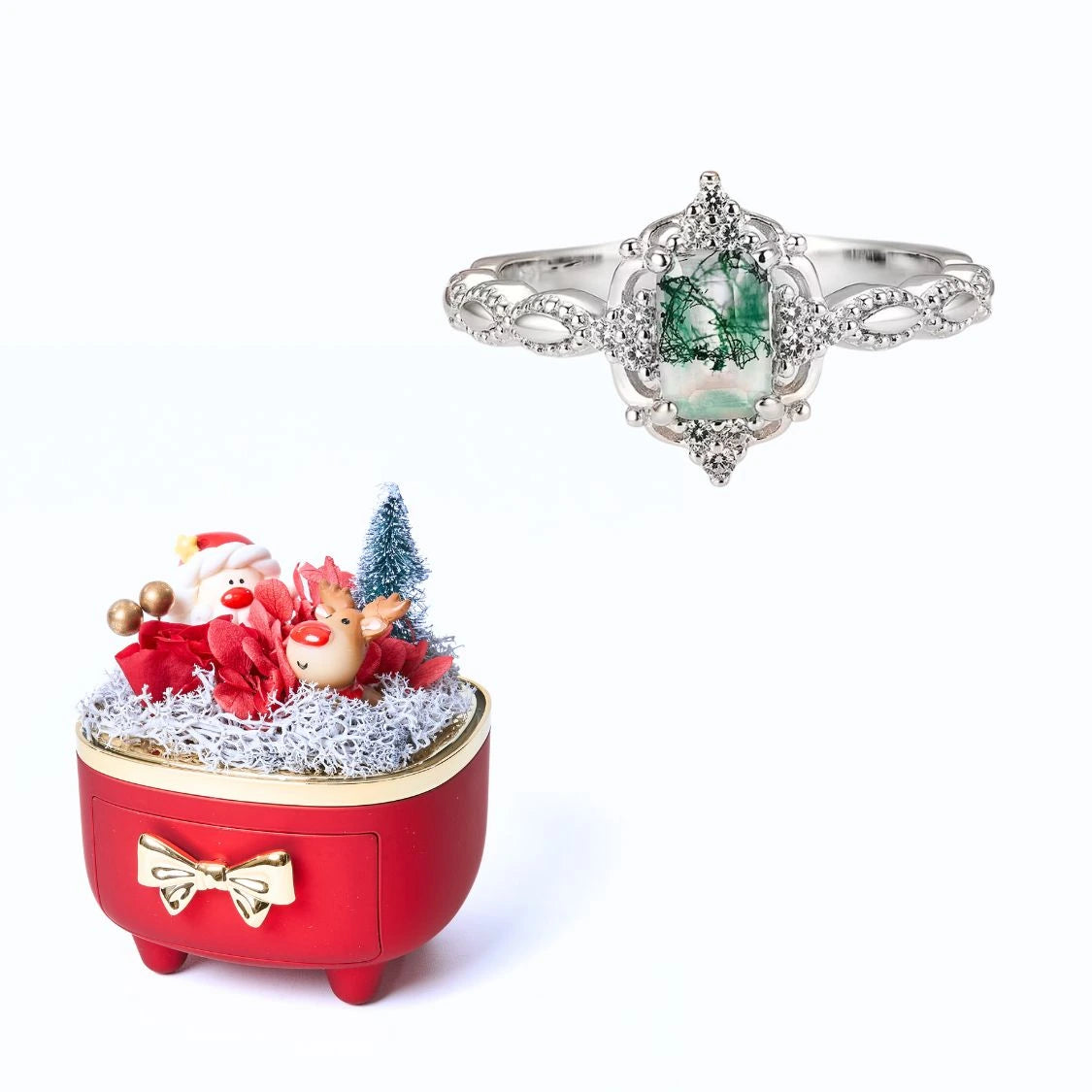 Eternal Christmas Box & Jasmine Ring