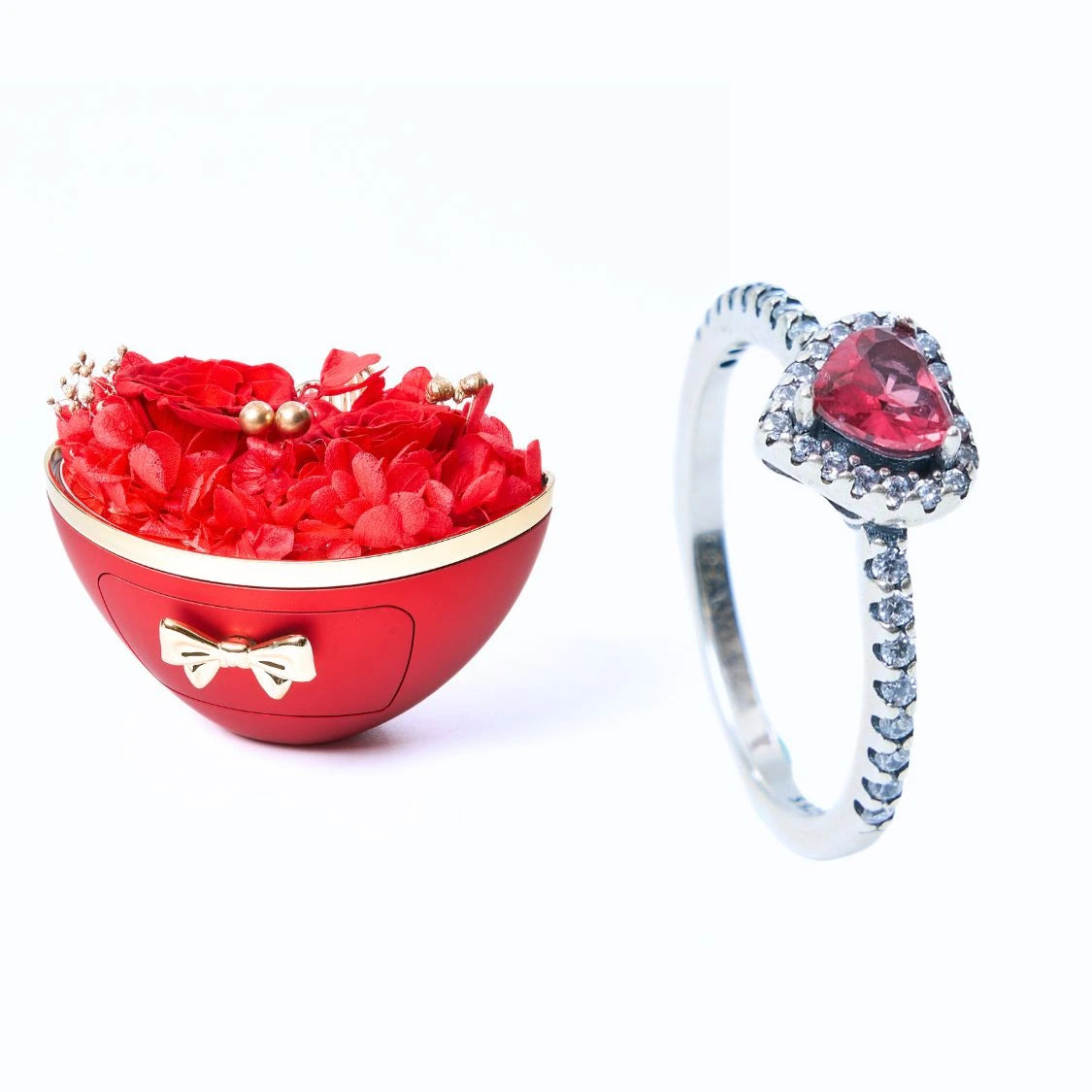Caja Fidelidad Eterna y Anillo Corazón Eterno