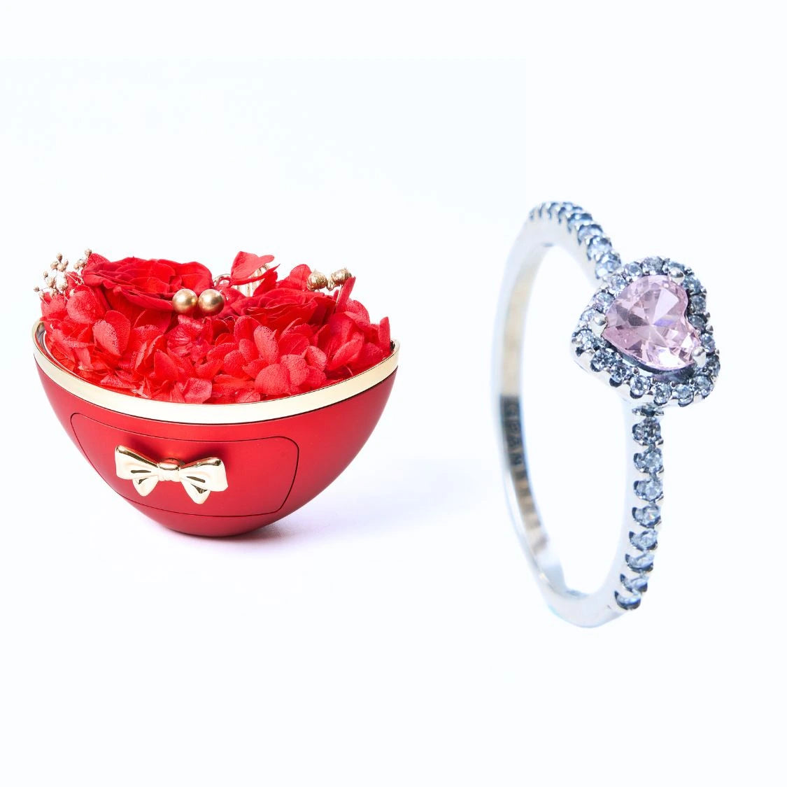 Coffret Fidélité Éternelle et Bague Cœur Éternel