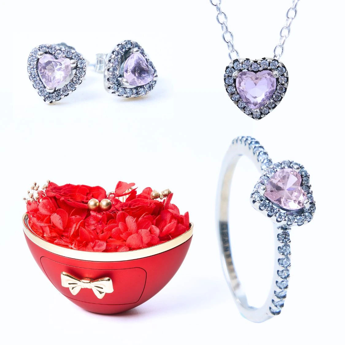 Eternal Fidelity Box & Pink Eternal Heart Set