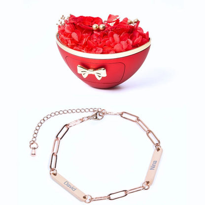Ewige Treue Box & Mira Personalisiertes Armband