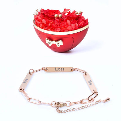 Ewige Treue Box & Mira Personalisiertes Armband