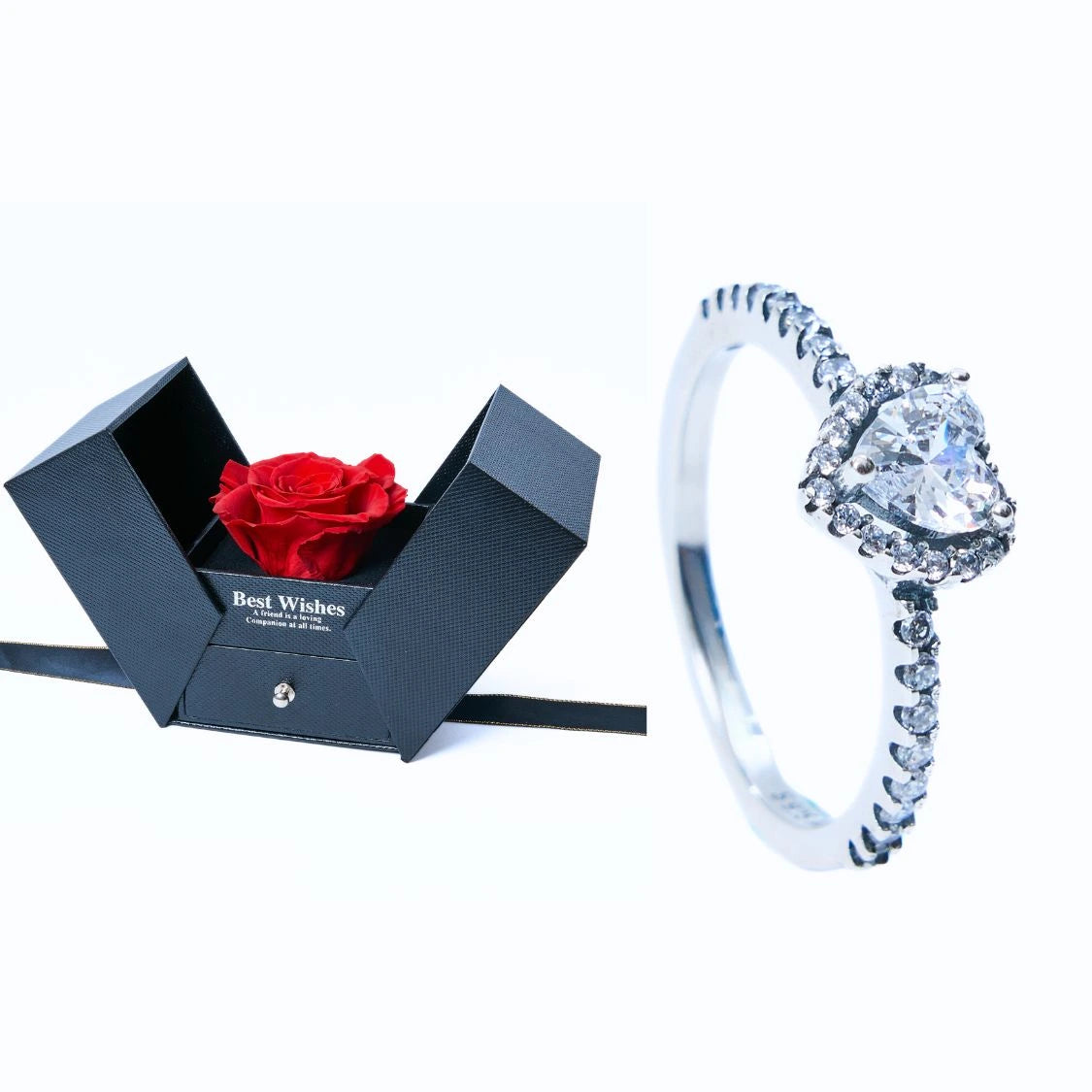 Scatola Regalo Eterna e Anello Cuore Eterno