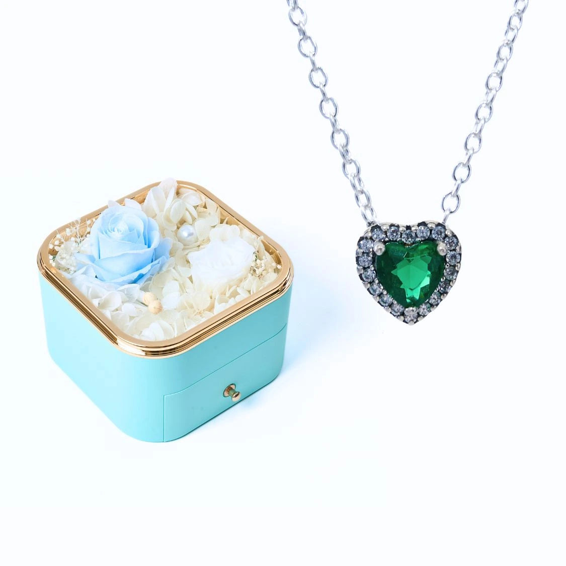 Coffret Bonheur Éternel et Collier Cœur Éternel