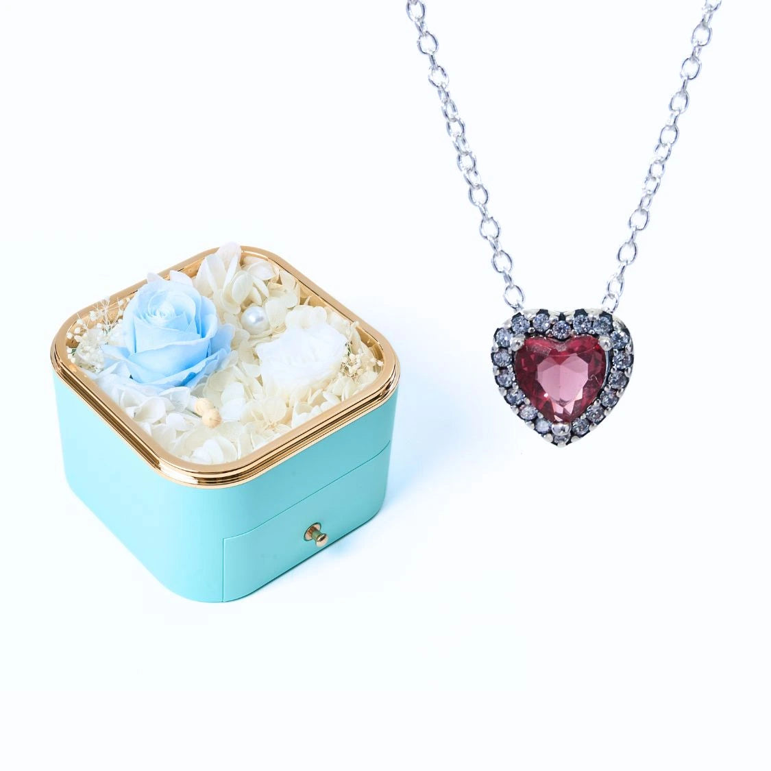 Coffret Bonheur Éternel et Collier Cœur Éternel