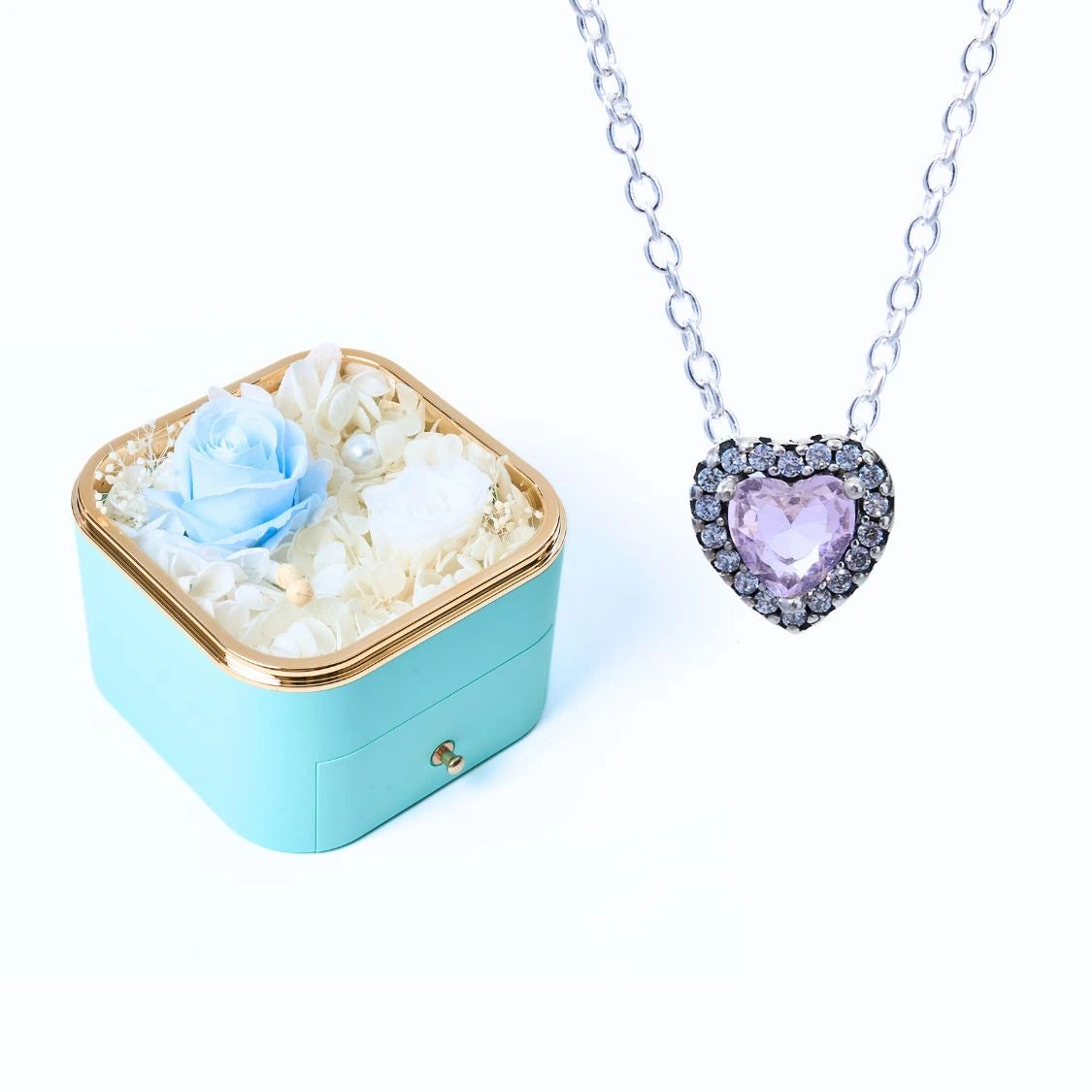 Coffret Bonheur Éternel et Collier Cœur Éternel