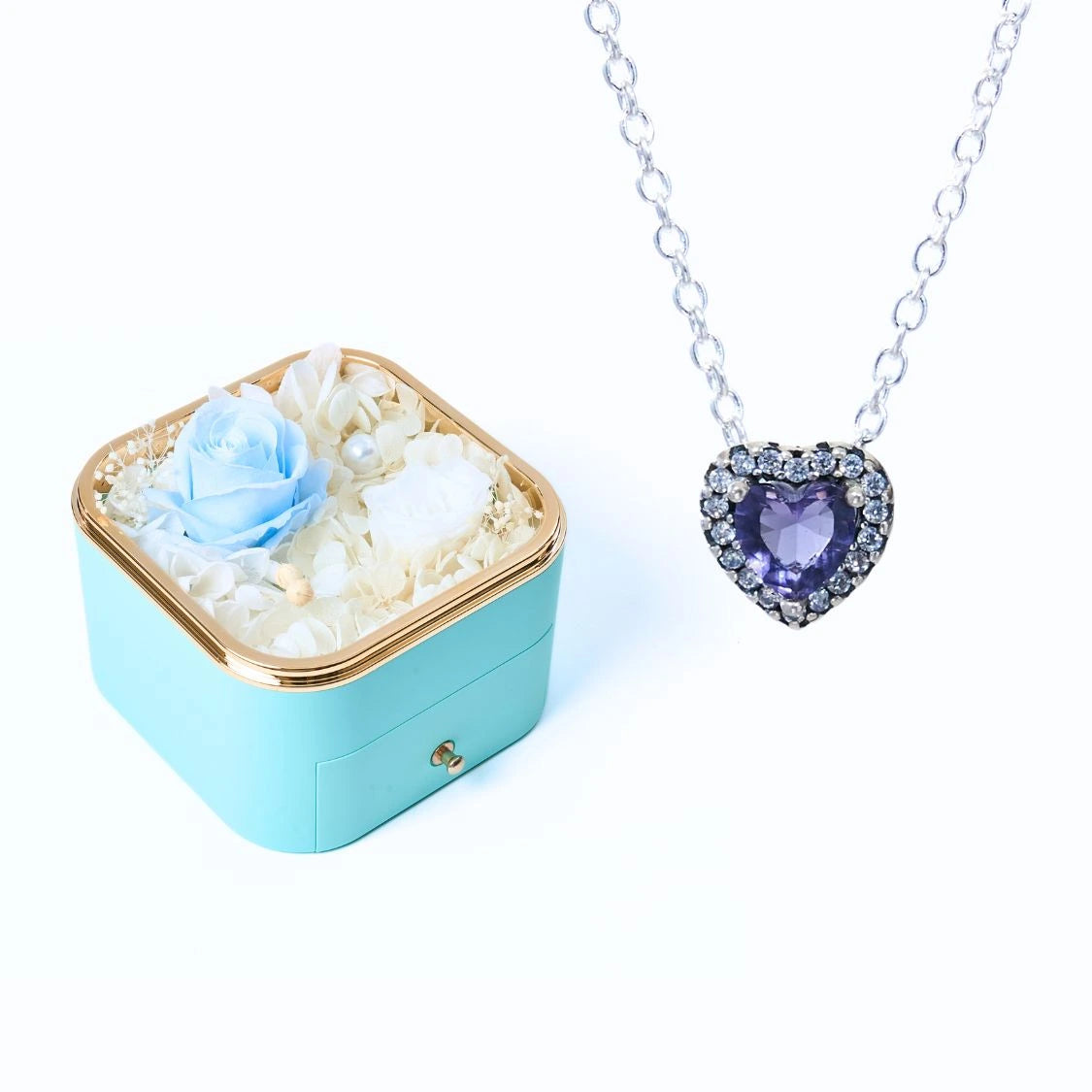 Coffret Bonheur Éternel et Collier Cœur Éternel