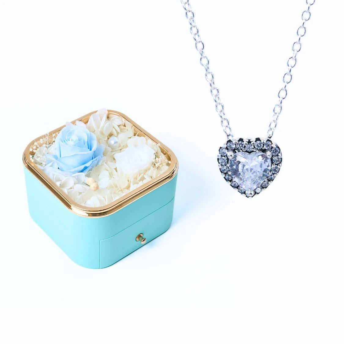 Coffret Bonheur Éternel et Collier Cœur Éternel