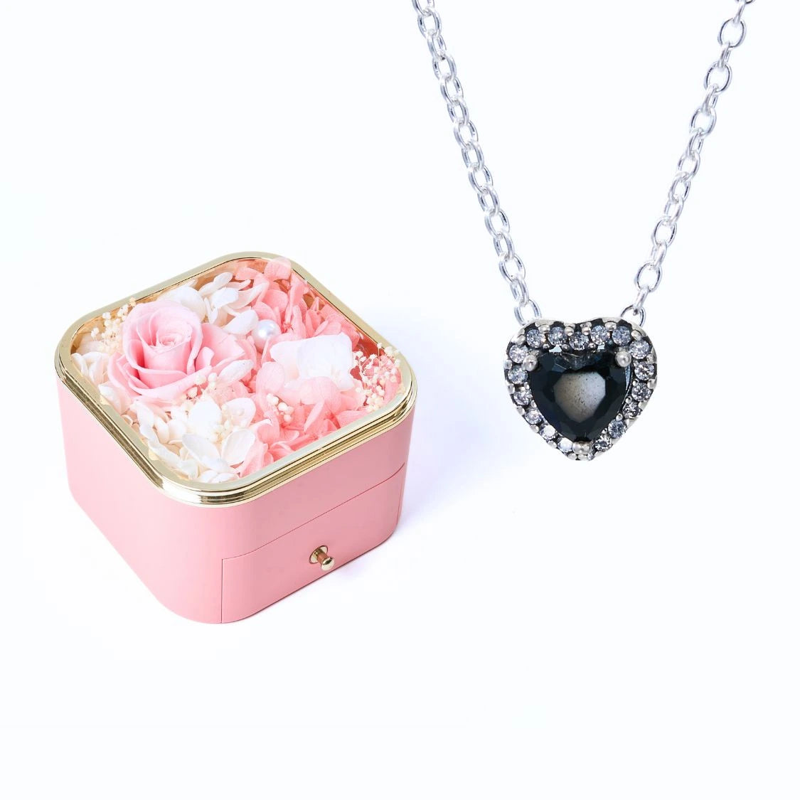 Coffret Bonheur Éternel et Collier Cœur Éternel