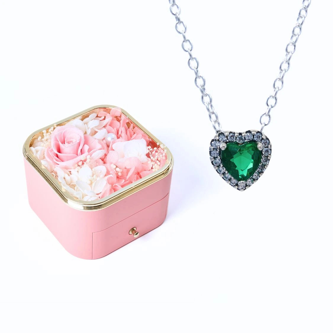 Coffret Bonheur Éternel et Collier Cœur Éternel