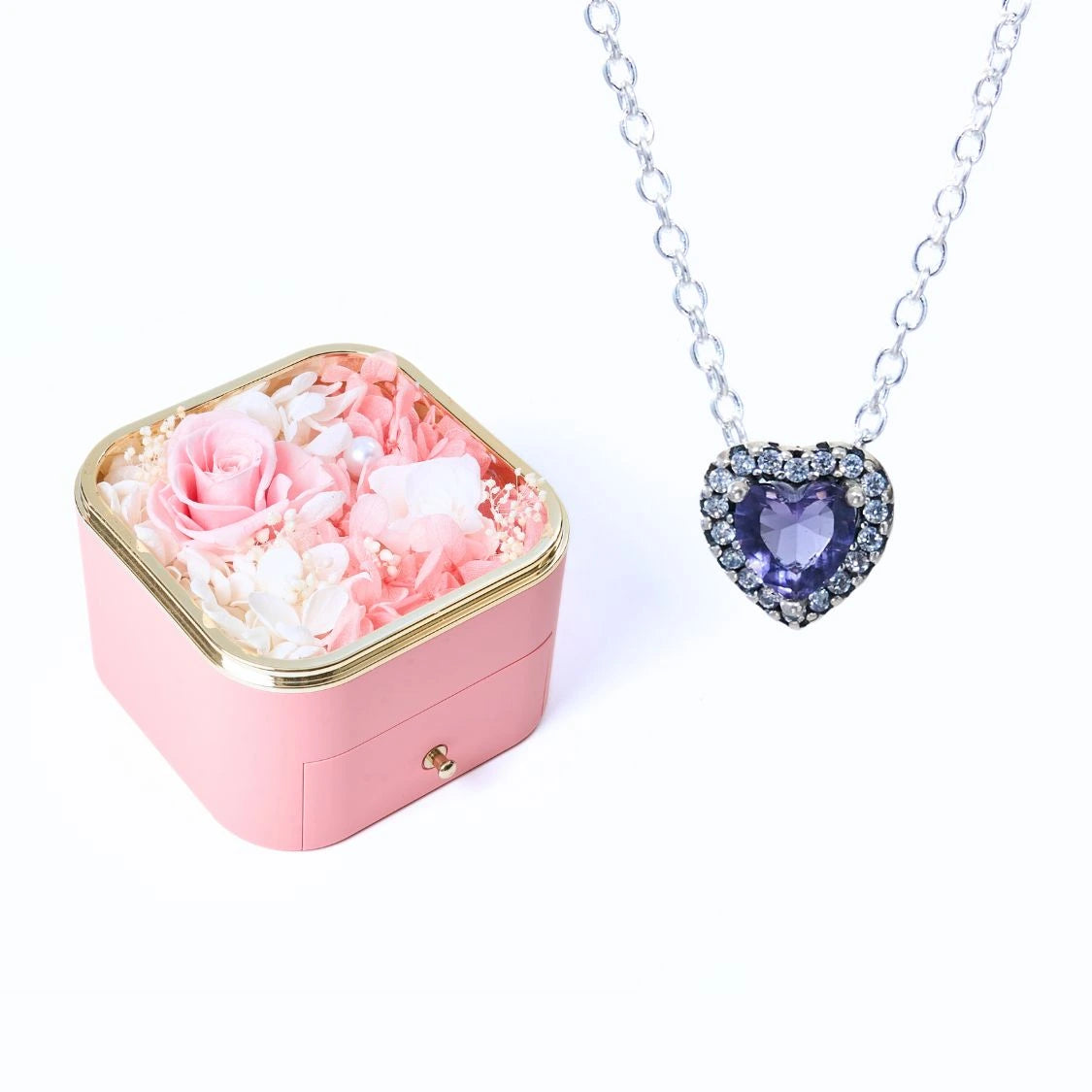 Coffret Bonheur Éternel et Collier Cœur Éternel