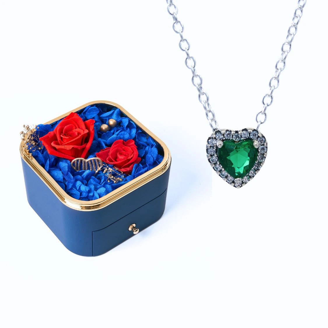 Coffret Bonheur Éternel et Collier Cœur Éternel