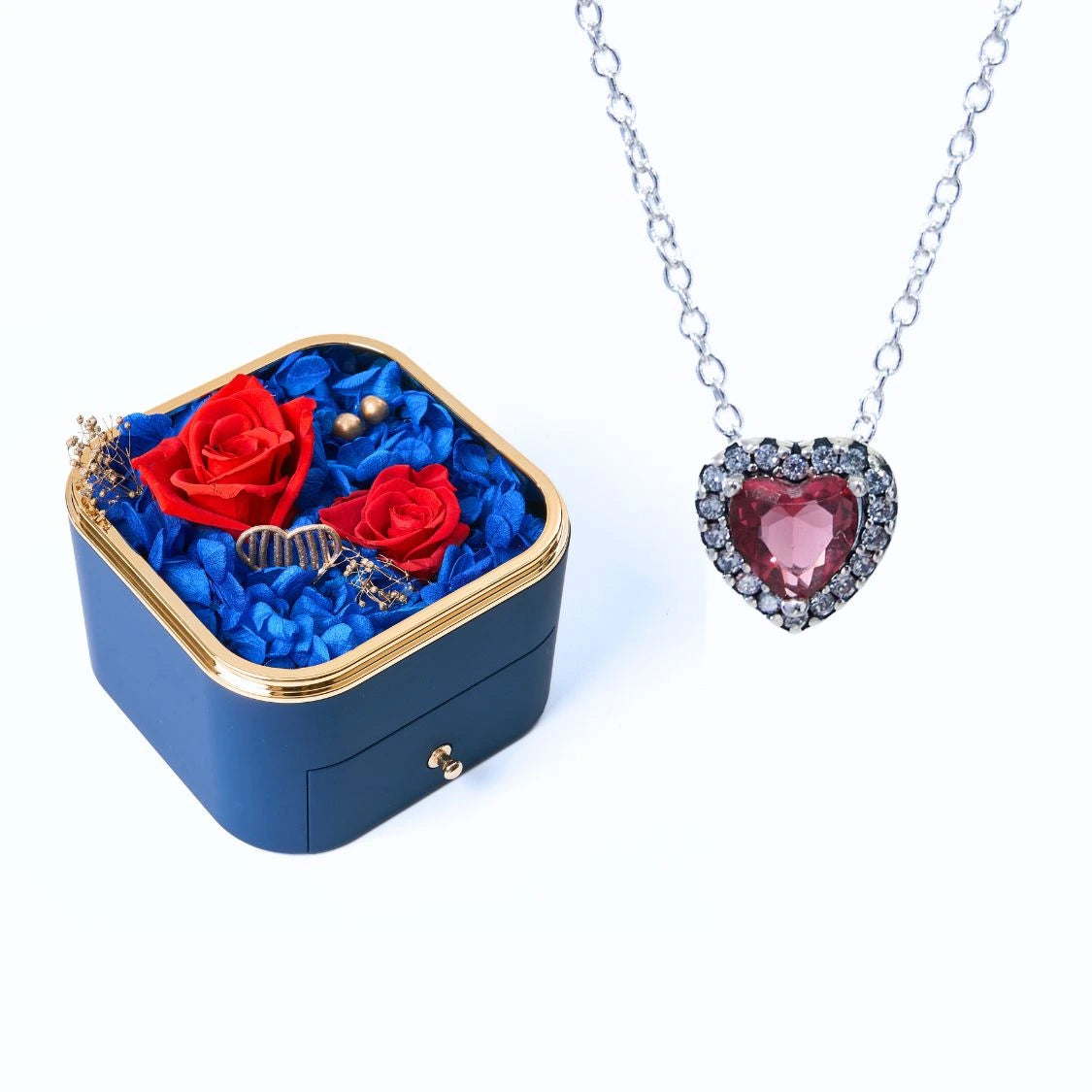 Coffret Bonheur Éternel et Collier Cœur Éternel