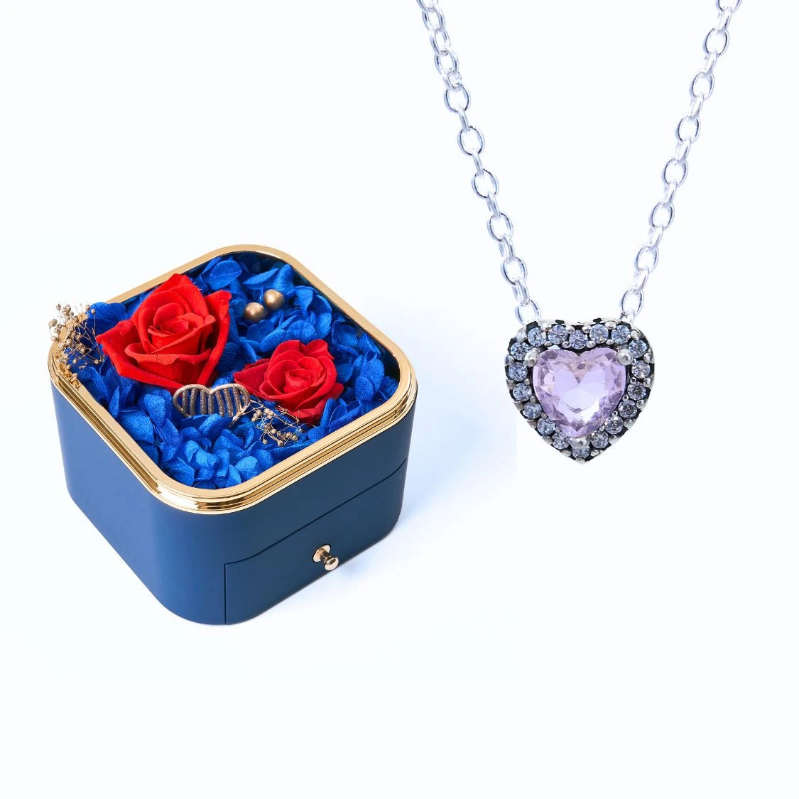 Coffret Bonheur Éternel et Collier Cœur Éternel