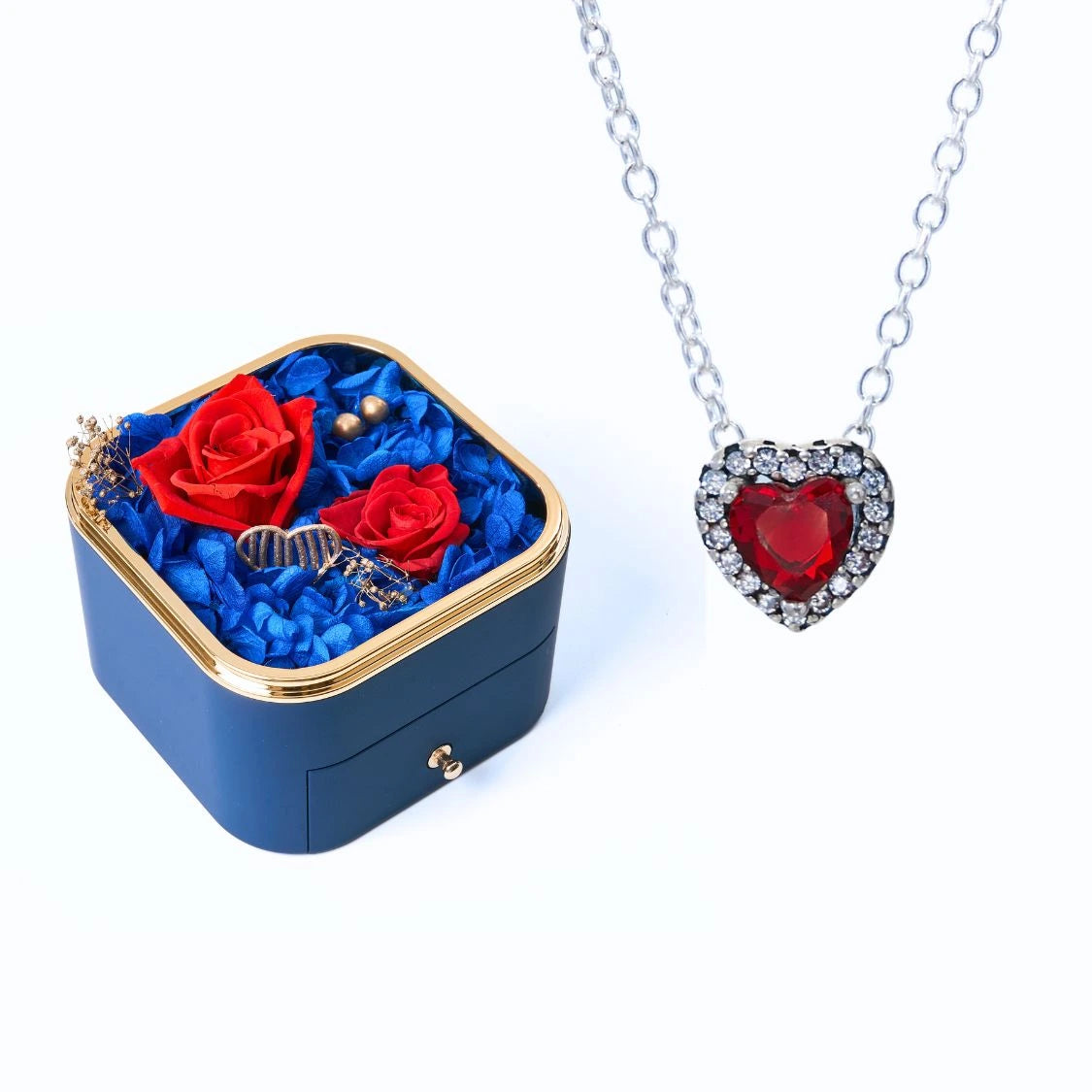 Coffret Bonheur Éternel et Collier Cœur Éternel
