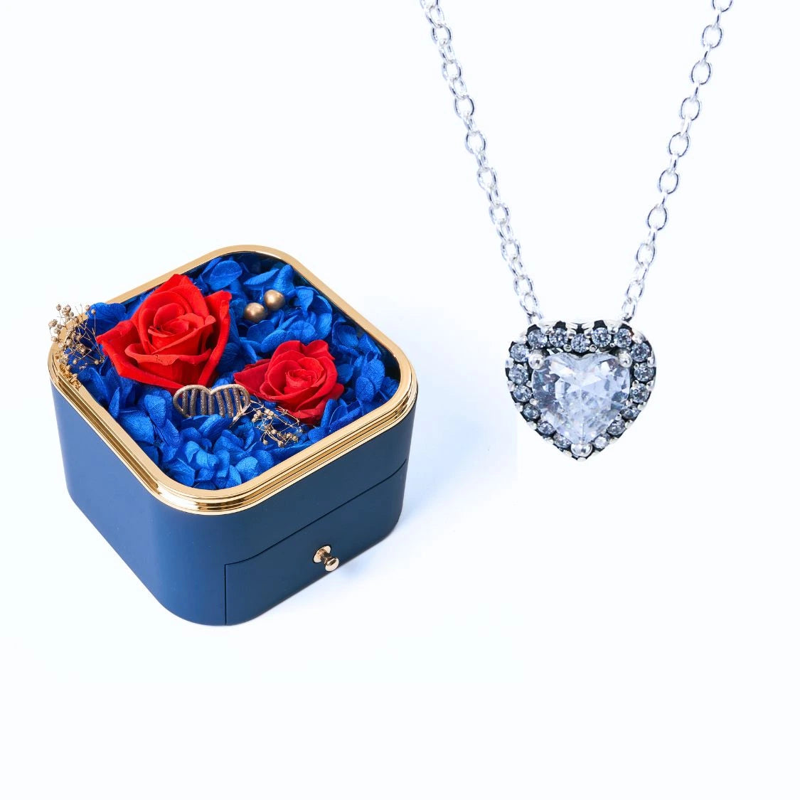 Coffret Bonheur Éternel et Collier Cœur Éternel
