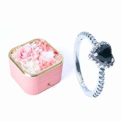 Scatola Felicità Eterna e Anello Cuore Eterno