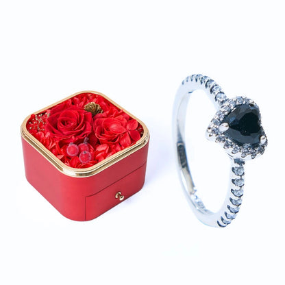 Scatola Felicità Eterna e Anello Cuore Eterno