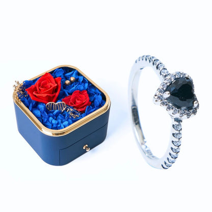 Scatola Felicità Eterna e Anello Cuore Eterno