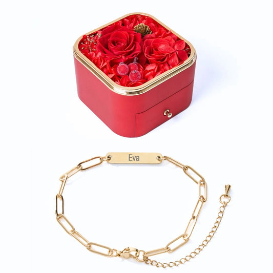 Caja Felicidad Eterna y Pulsera Personalizada Mira