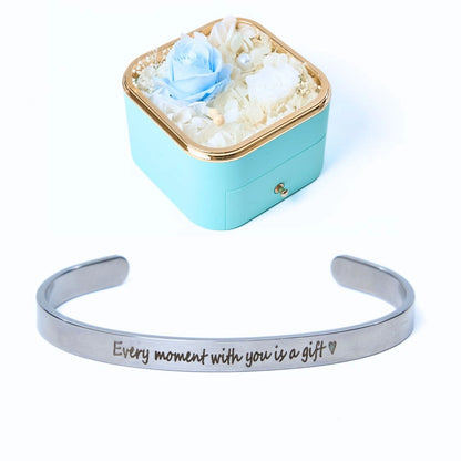 Coffret Bonheur Éternel et Bracelet Personnalisé Paula