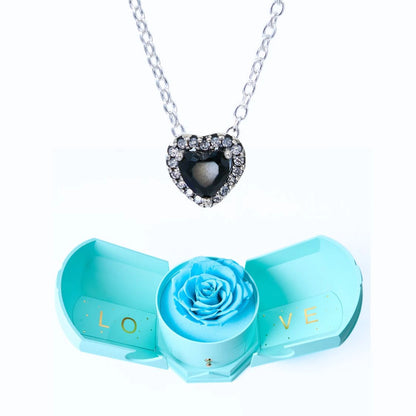 Caja Armonía Eterna y Collar Corazón Eterno