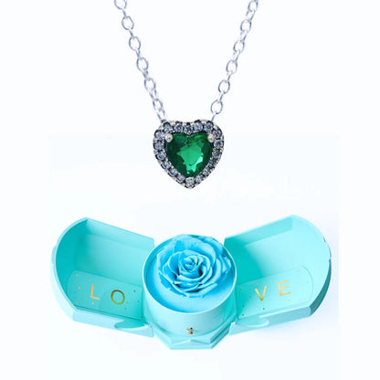 Caja Armonía Eterna y Collar Corazón Eterno