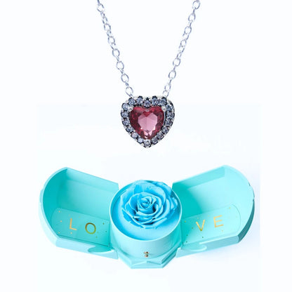 Caja Armonía Eterna y Collar Corazón Eterno