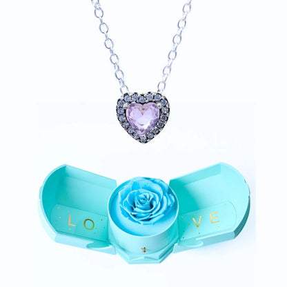 Caja Armonía Eterna y Collar Corazón Eterno