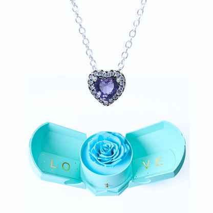Caja Armonía Eterna y Collar Corazón Eterno