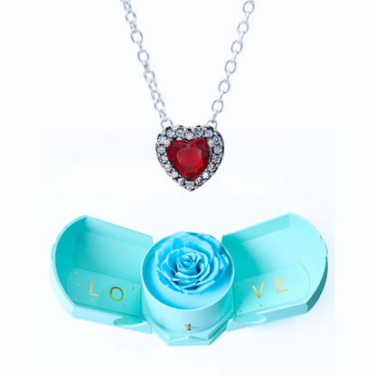 Caja Armonía Eterna y Collar Corazón Eterno