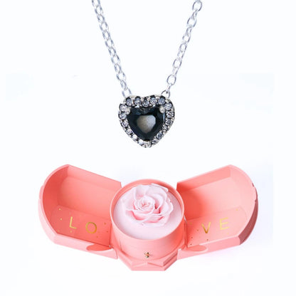 Caja Armonía Eterna y Collar Corazón Eterno