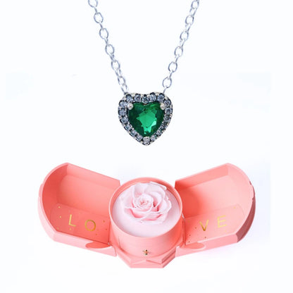 Caja Armonía Eterna y Collar Corazón Eterno
