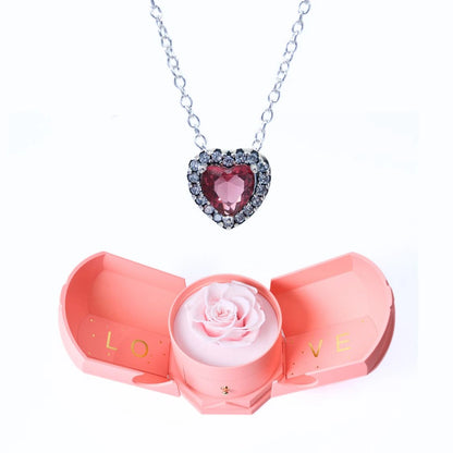 Caja Armonía Eterna y Collar Corazón Eterno