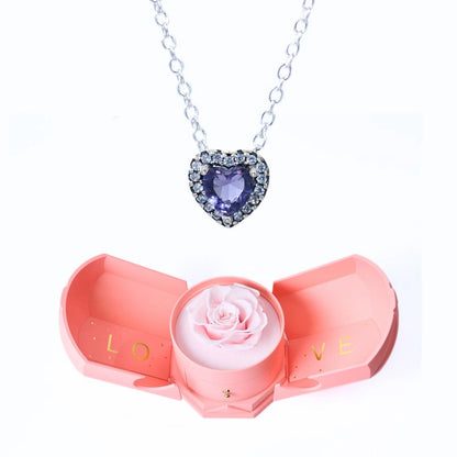 Caja Armonía Eterna y Collar Corazón Eterno
