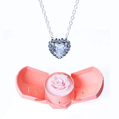 Caja Armonía Eterna y Collar Corazón Eterno