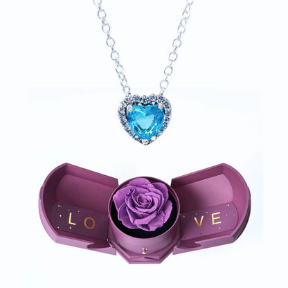 Caja Armonía Eterna y Collar Corazón Eterno