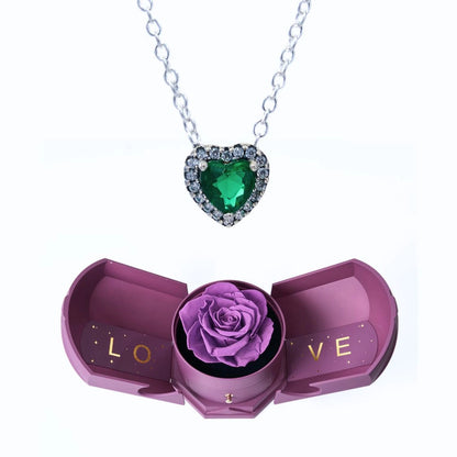 Caja Armonía Eterna y Collar Corazón Eterno