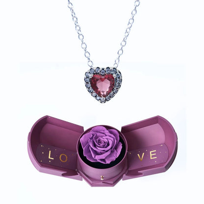 Caja Armonía Eterna y Collar Corazón Eterno
