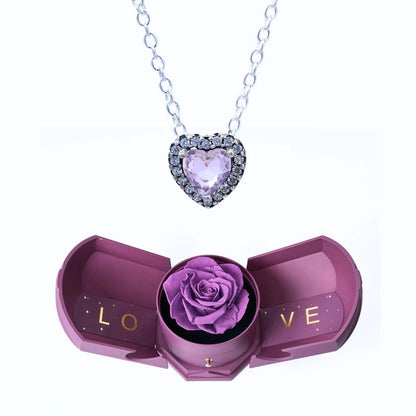 Caja Armonía Eterna y Collar Corazón Eterno