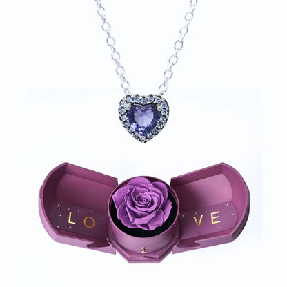 Caja Armonía Eterna y Collar Corazón Eterno