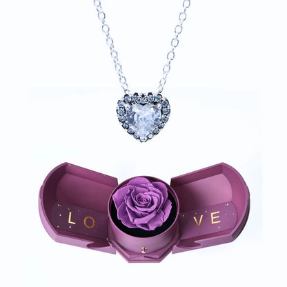 Caja Armonía Eterna y Collar Corazón Eterno