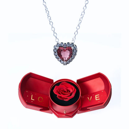 Caja Armonía Eterna y Collar Corazón Eterno