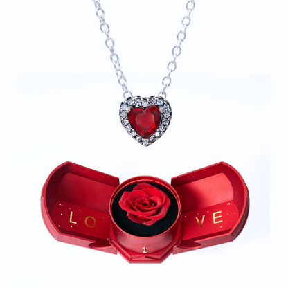 Caja Armonía Eterna y Collar Corazón Eterno