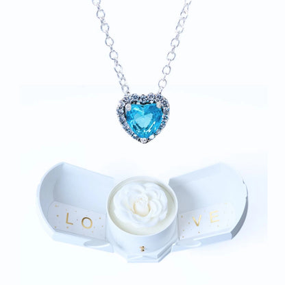 Caja Armonía Eterna y Collar Corazón Eterno