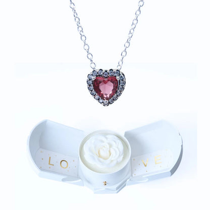 Caja Armonía Eterna y Collar Corazón Eterno