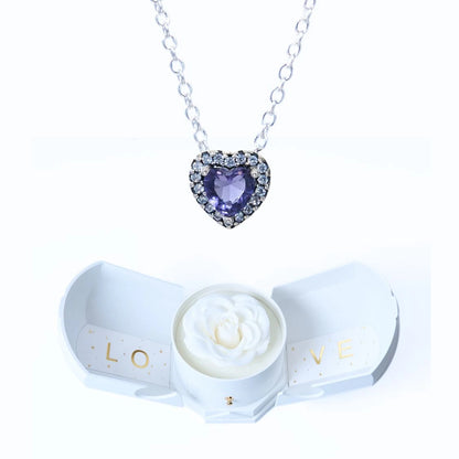 Caja Armonía Eterna y Collar Corazón Eterno