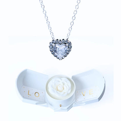 Caja Armonía Eterna y Collar Corazón Eterno